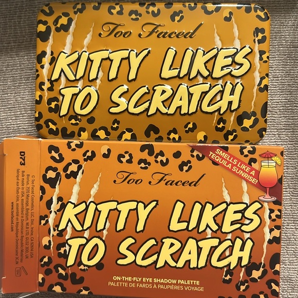 NIB Too faced kitty likes to scratch on the fly eyeshadow palette - Picture 3 of 4